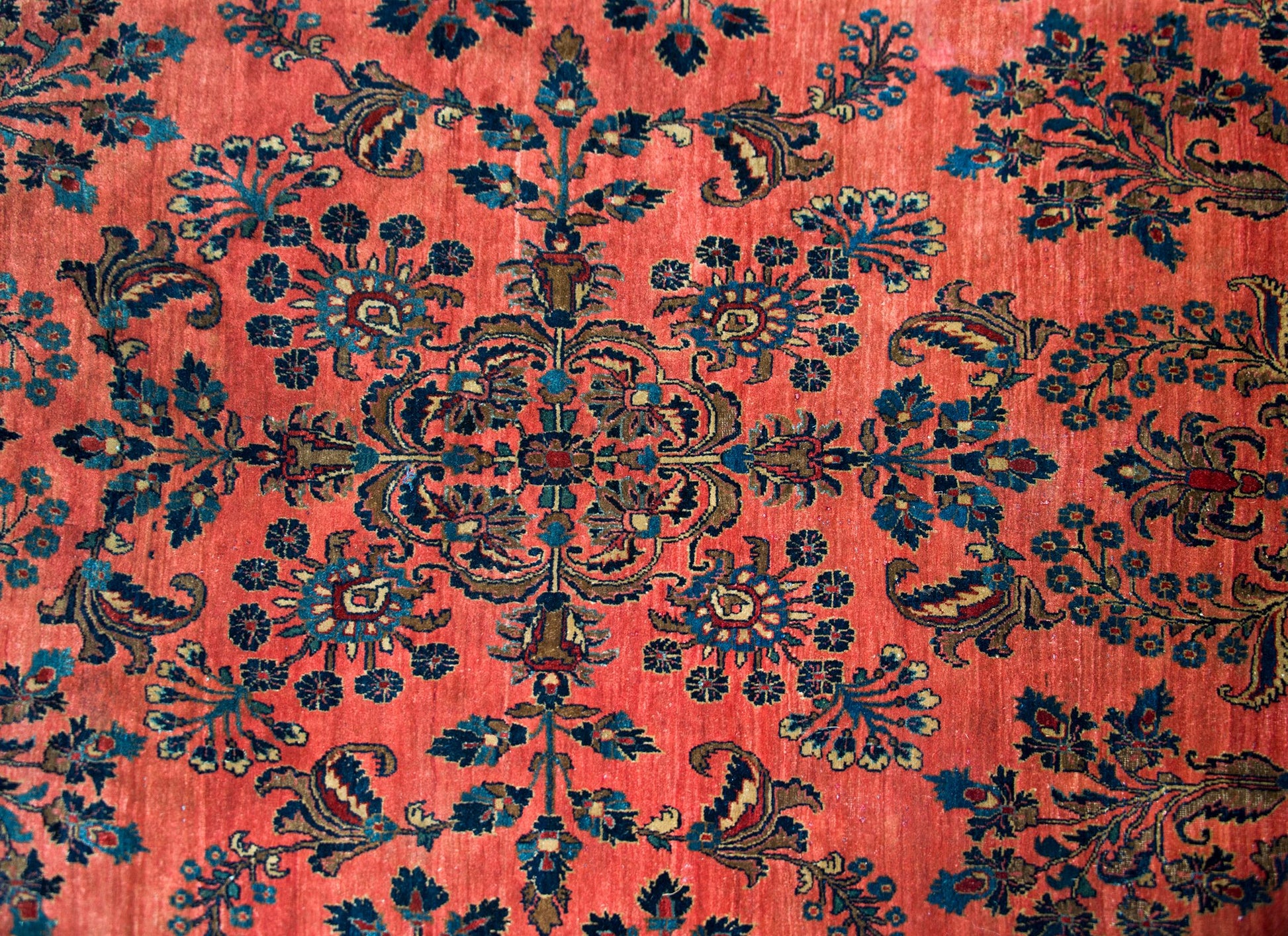 Early 20th Century Persian Sarouk Mohajeran Rug For Sale