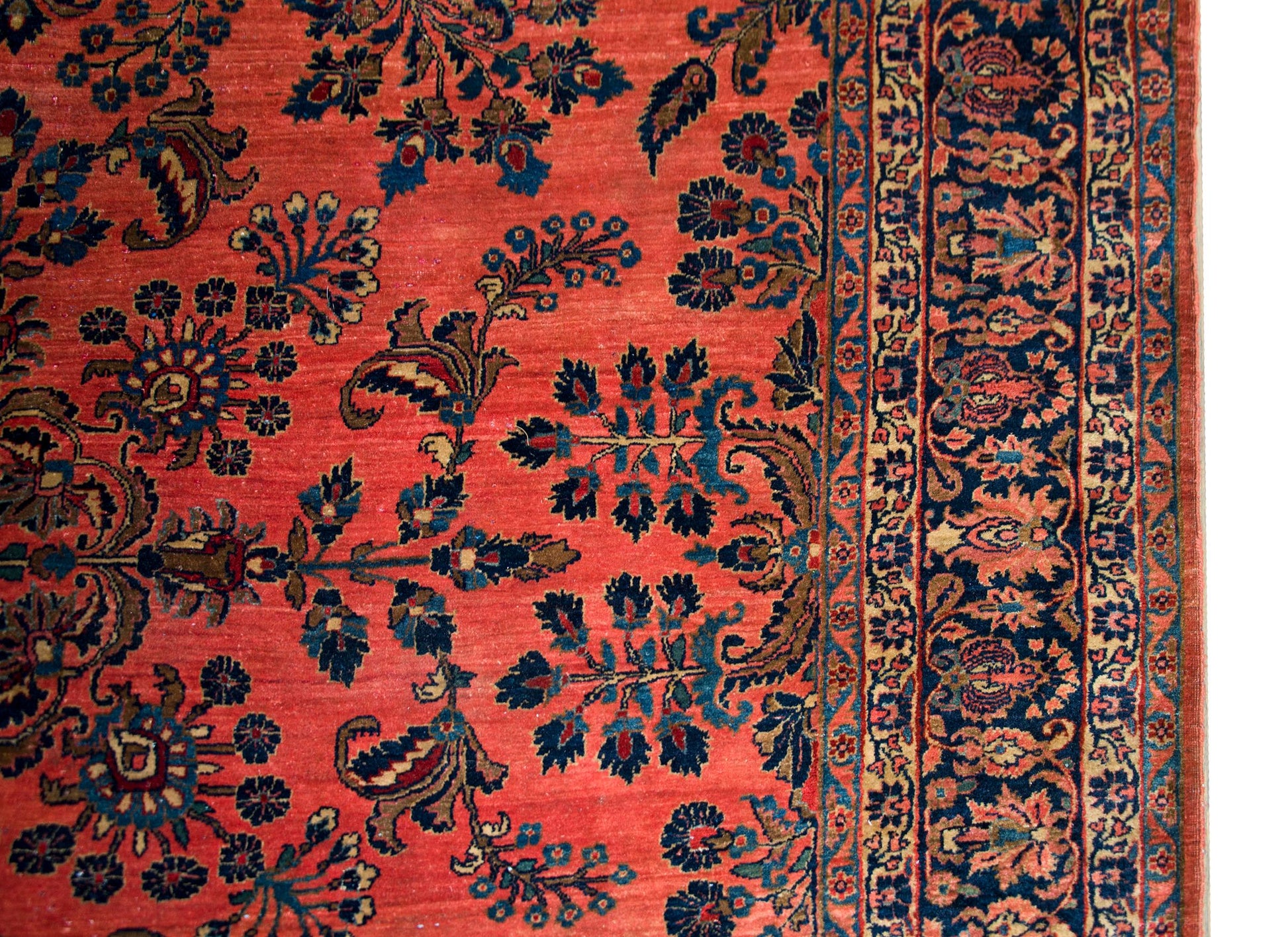 Early 20th Century Persian Sarouk Mohajeran Rug For Sale
