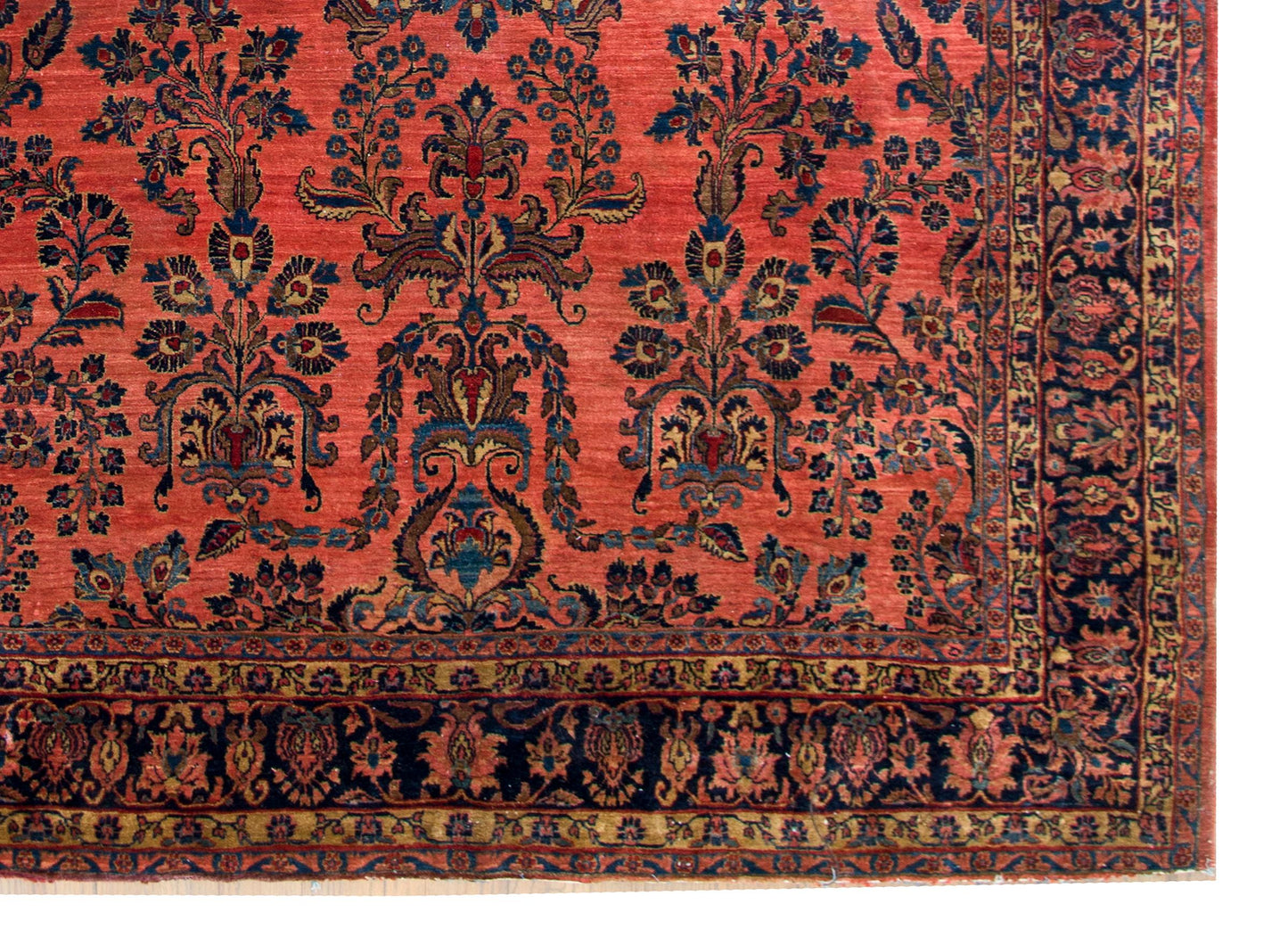 Early 20th Century Persian Sarouk Mohajeran Rug For Sale