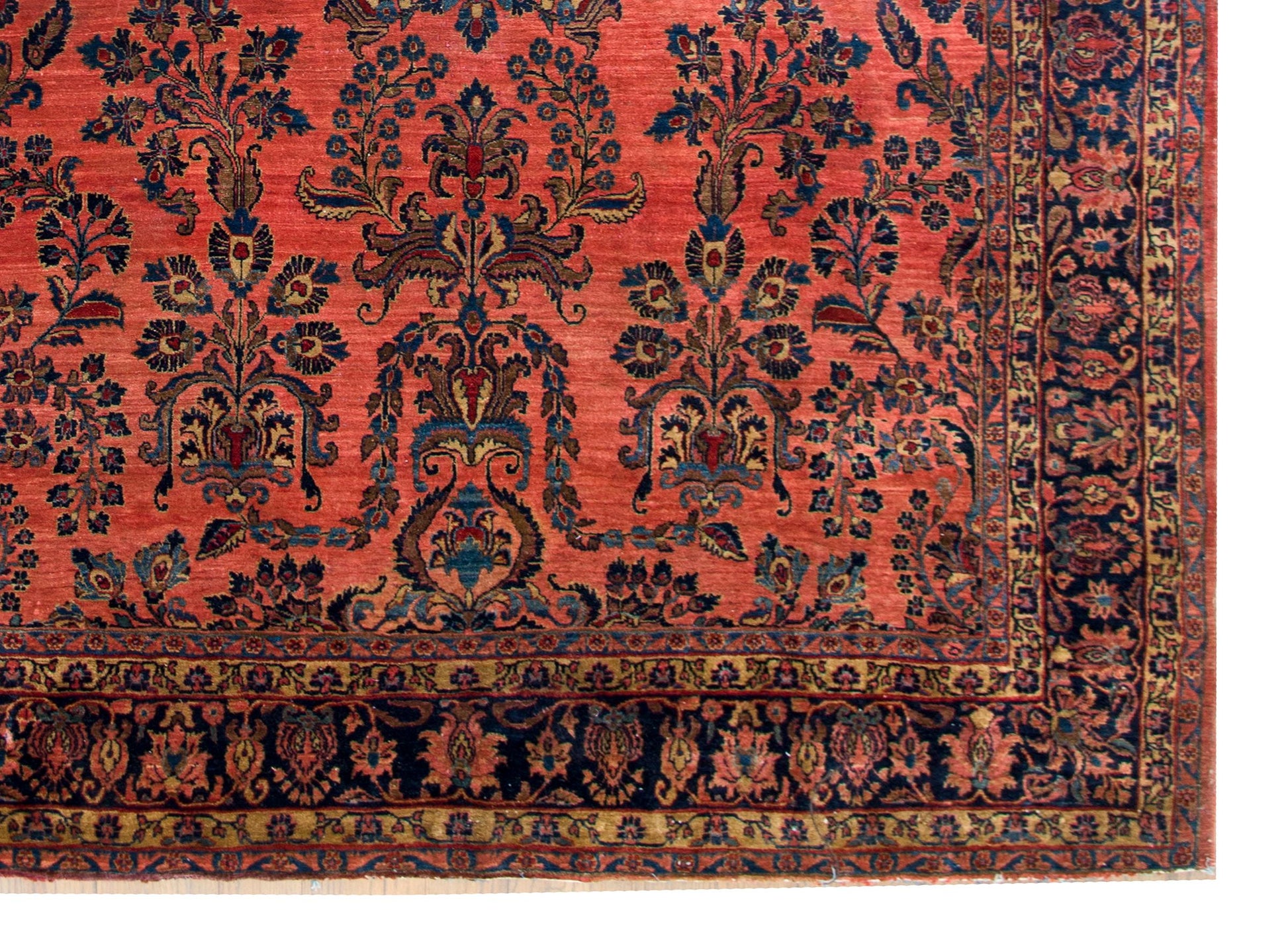 Early 20th Century Persian Sarouk Mohajeran Rug For Sale