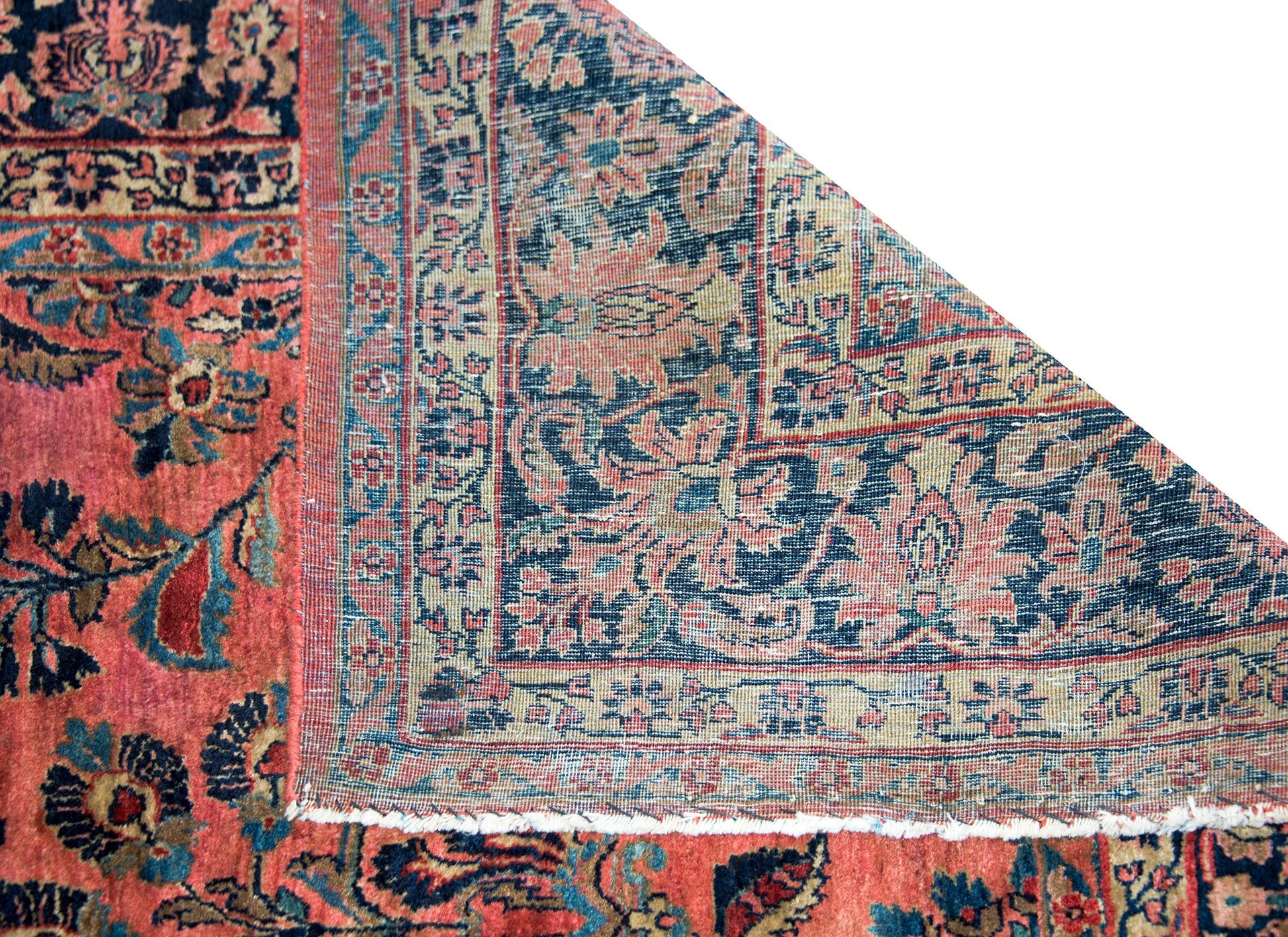 Early 20th Century Persian Sarouk Mohajeran Rug For Sale