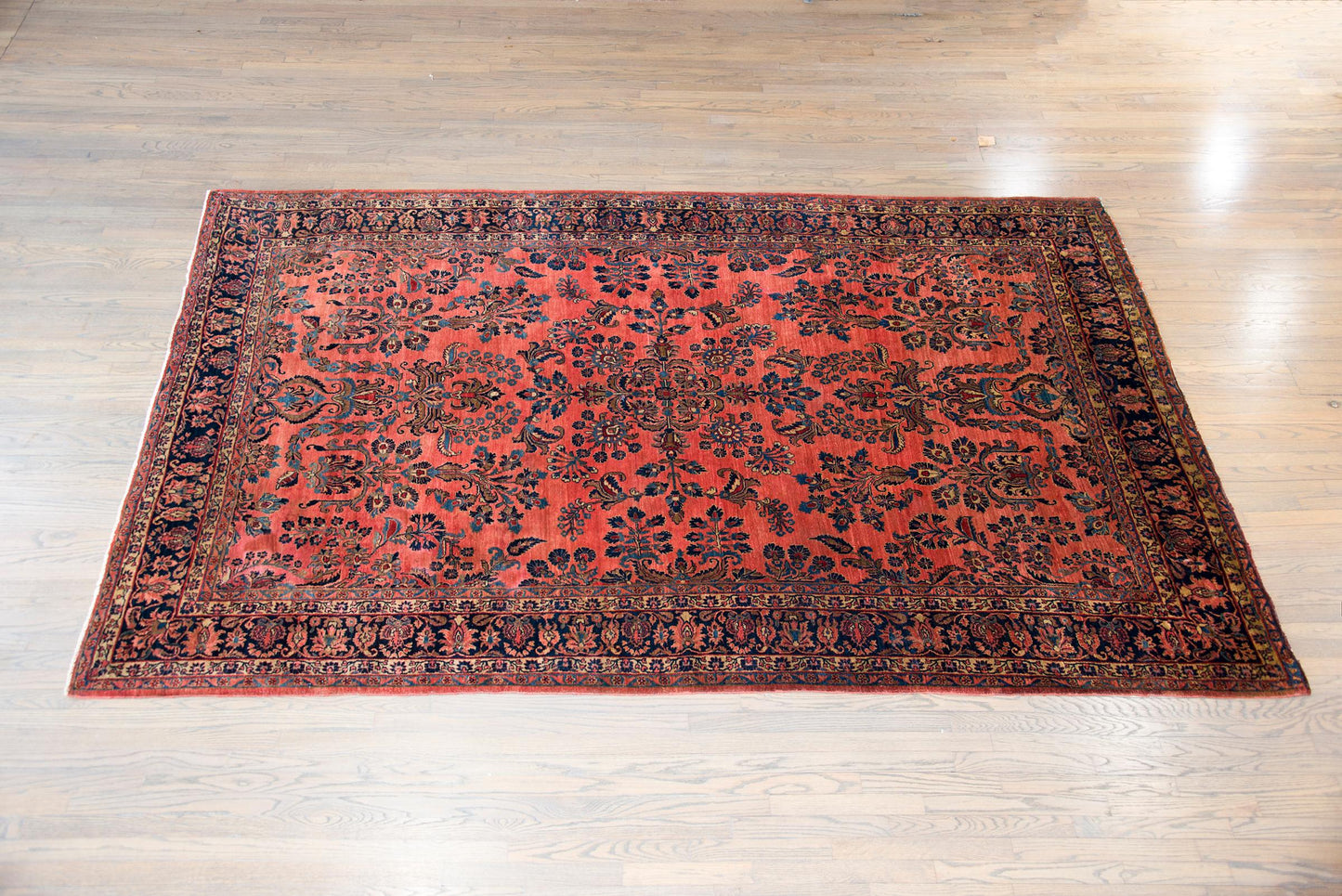 Early 20th Century Persian Sarouk Mohajeran Rug For Sale