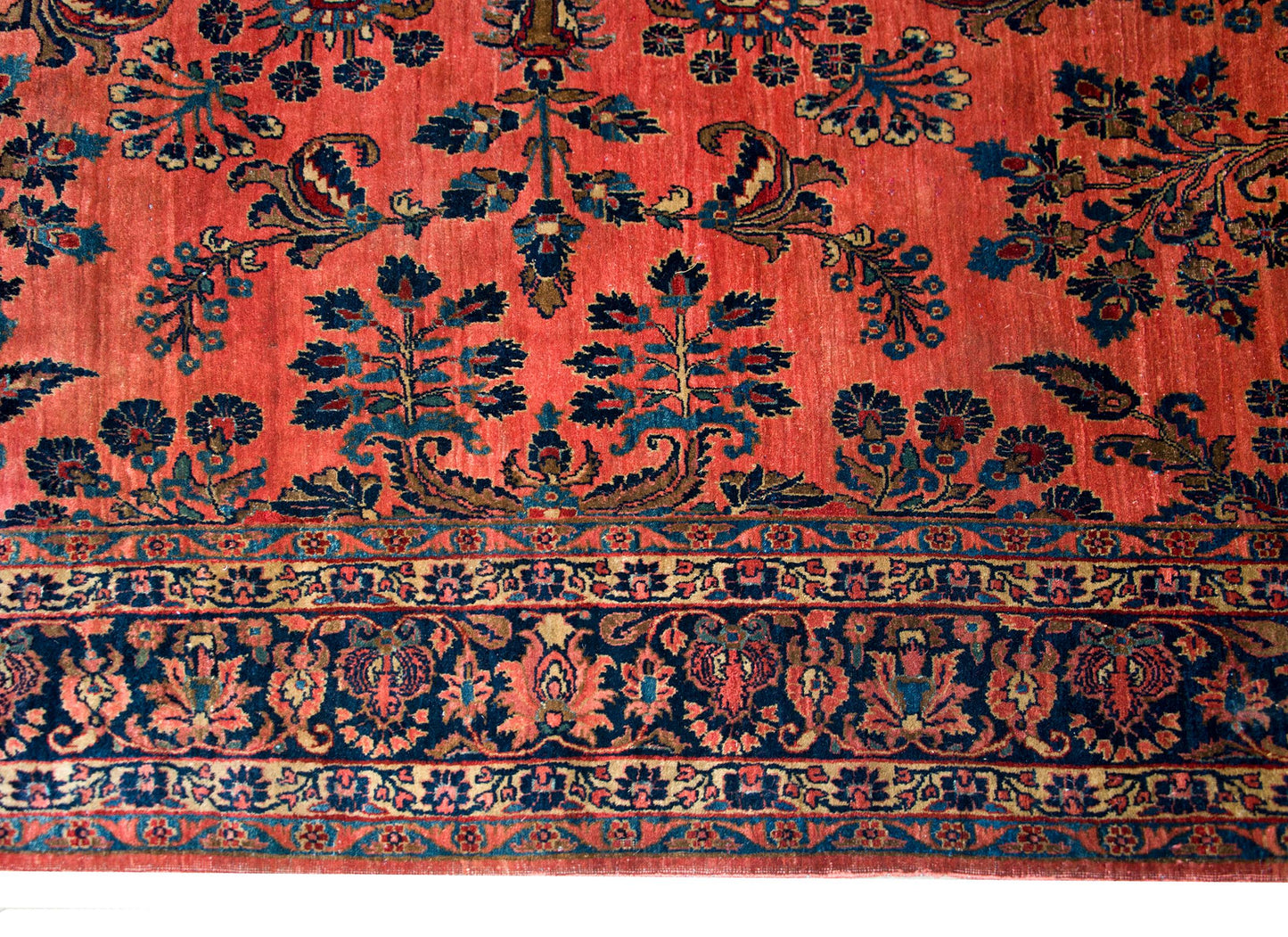 Early 20th Century Persian Sarouk Mohajeran Rug For Sale