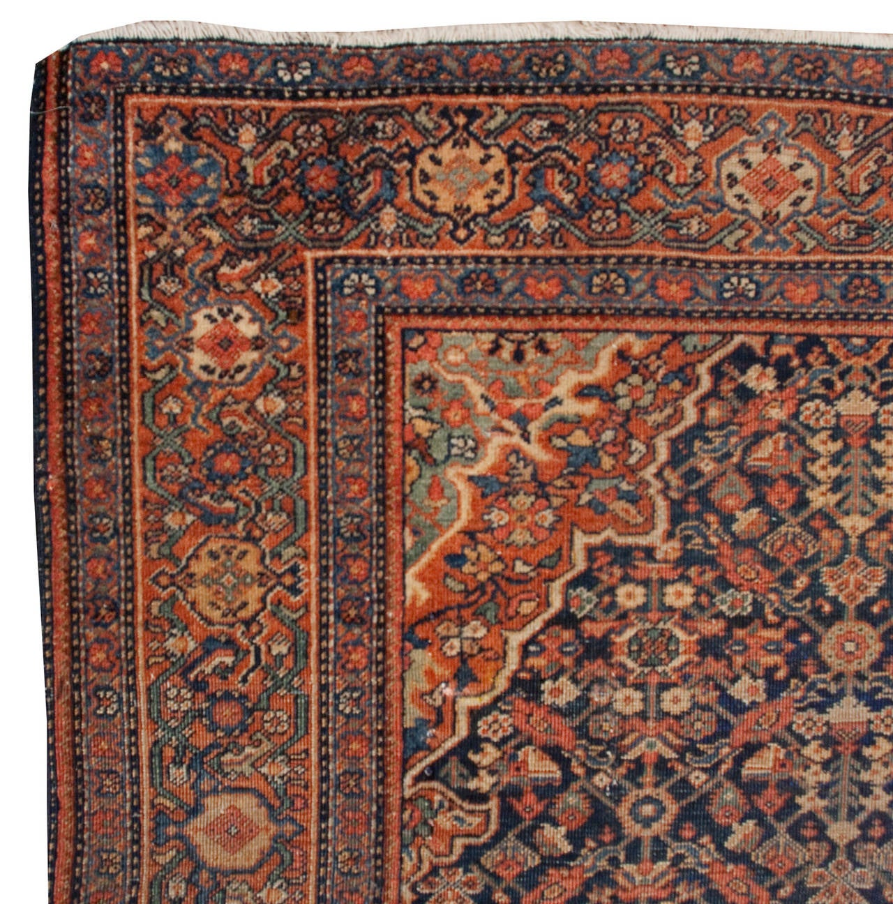 Early 20th Century Sarouk Farahan Rug For Sale