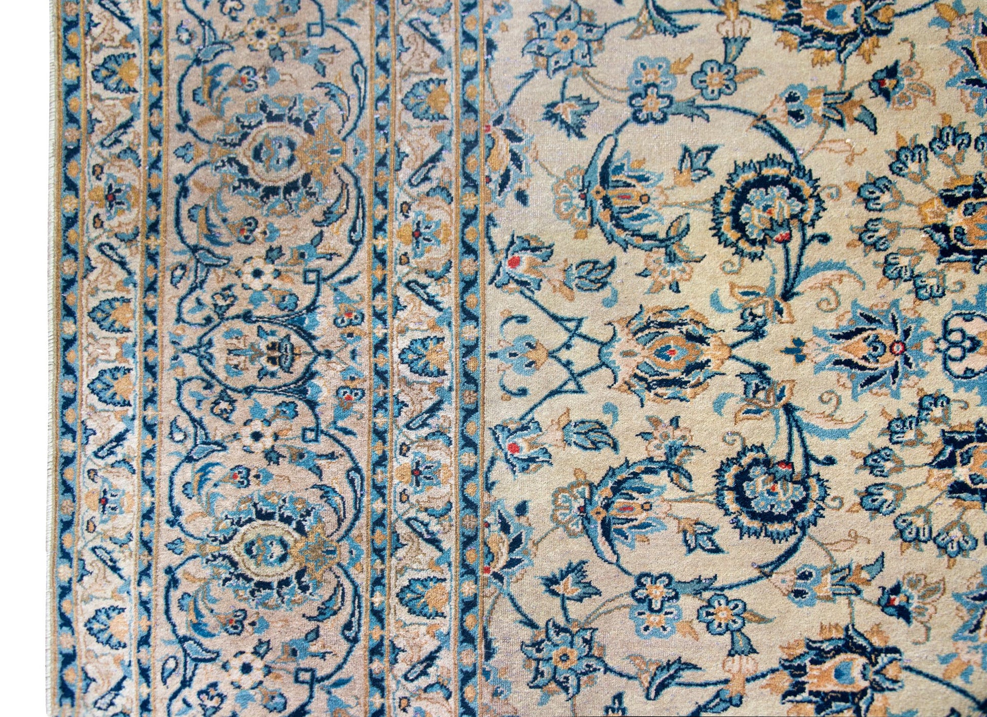Early 20th Century Persian Kashan Rug For Sale