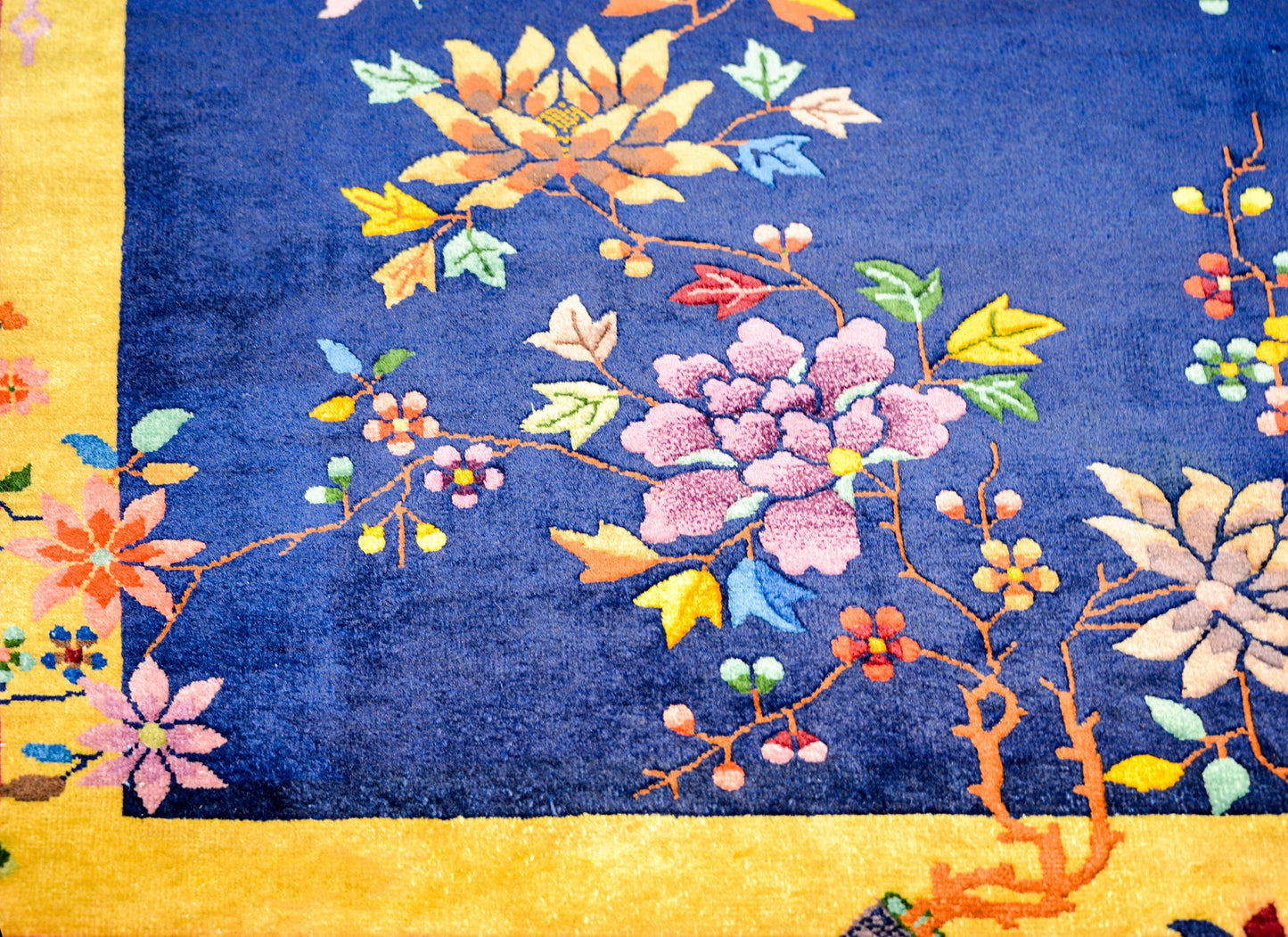 Bold Chinese Art Deco Rug For Sale