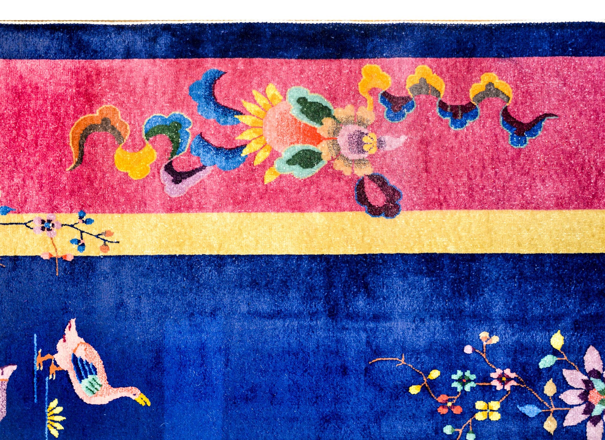 Bold Chinese Art Deco Rug For Sale