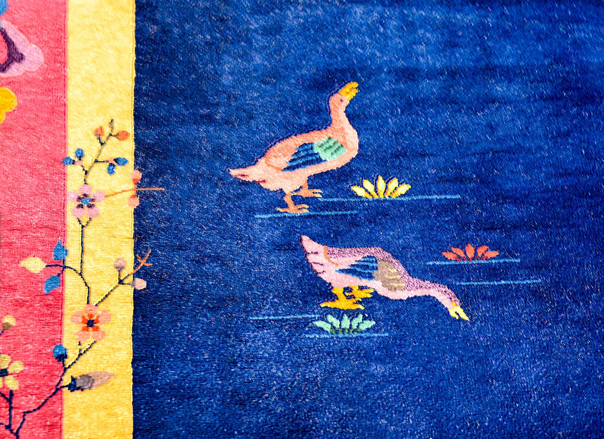 Bold Chinese Art Deco Rug For Sale