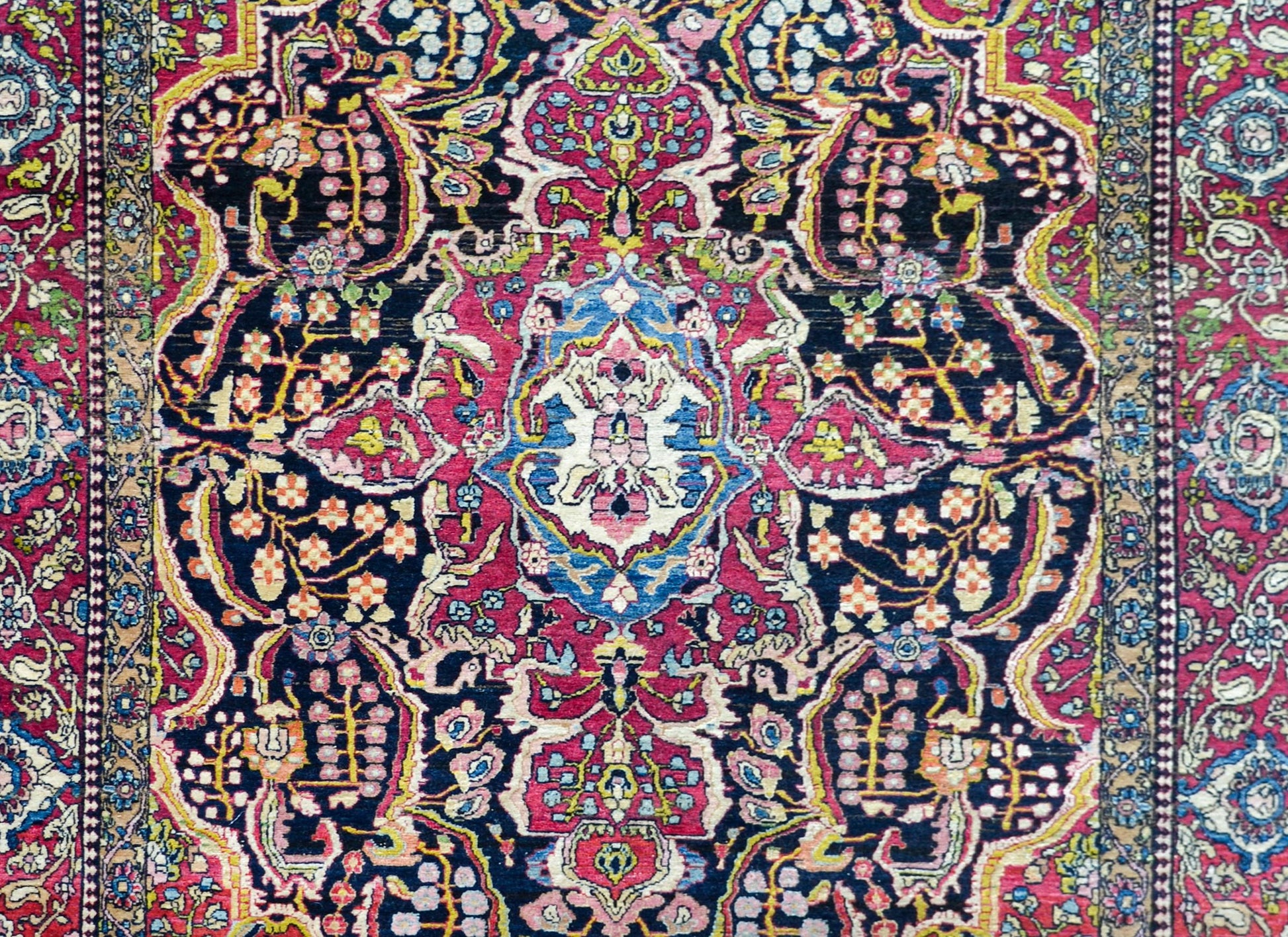 Late 19th Century Isfahan Rug For Sale