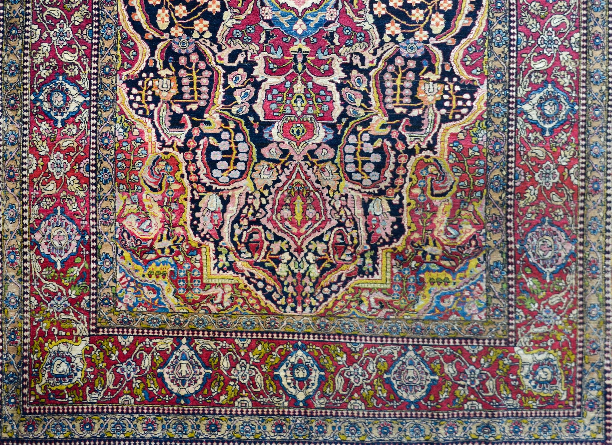 Late 19th Century Isfahan Rug For Sale