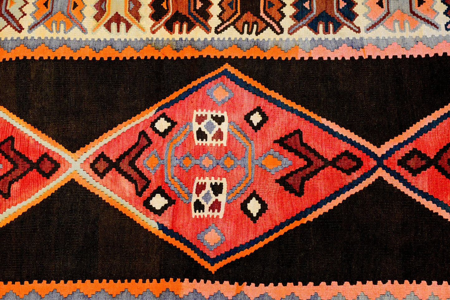  20th Century Veramin Kilim Runner For Sale
