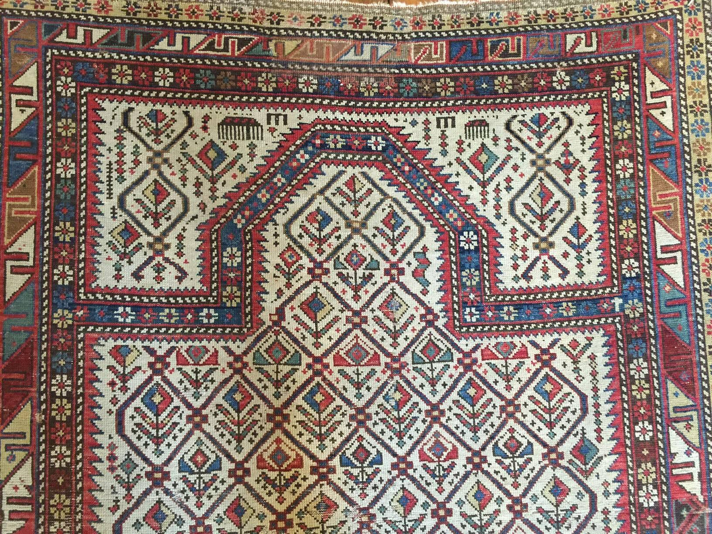 Wonderful 19th Century Prayer Rug For Sale