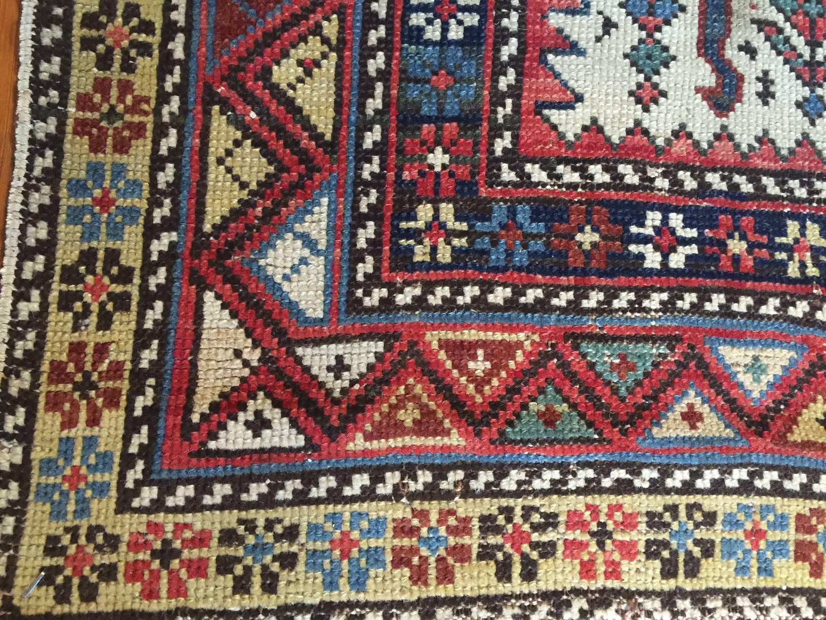 Wonderful 19th Century Prayer Rug For Sale