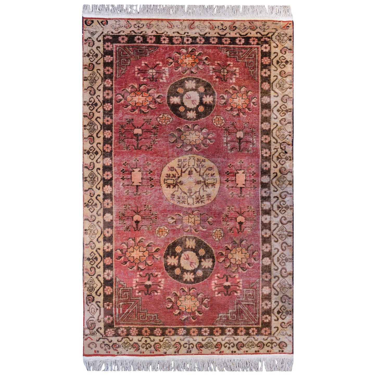 Beautiful Early 20th Century Khotan Rug For Sale