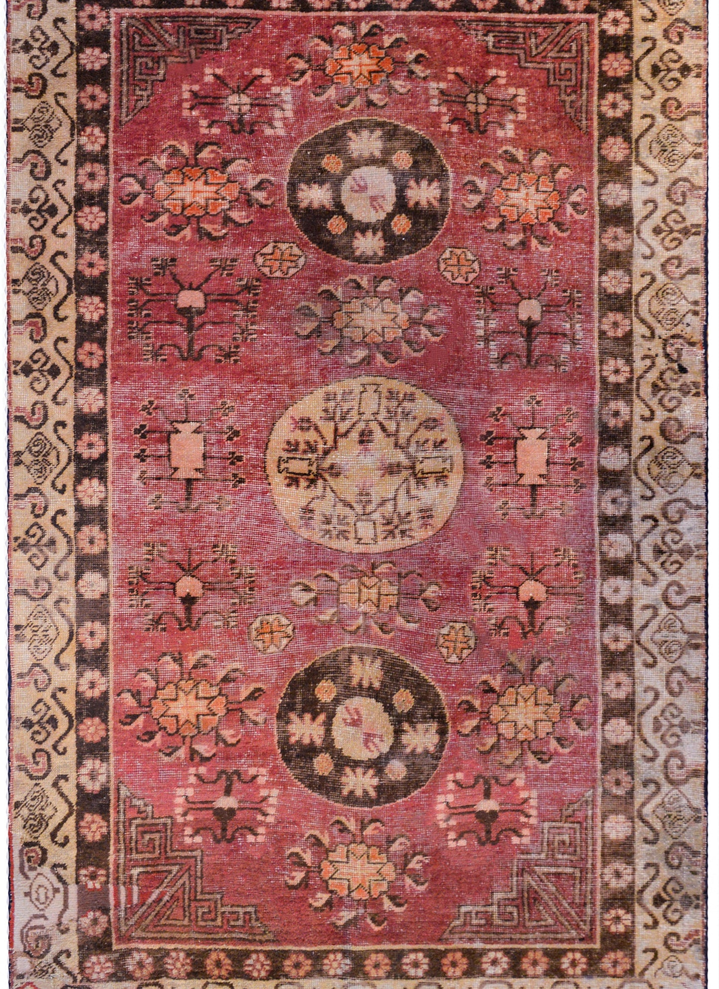 Beautiful Early 20th Century Khotan Rug For Sale