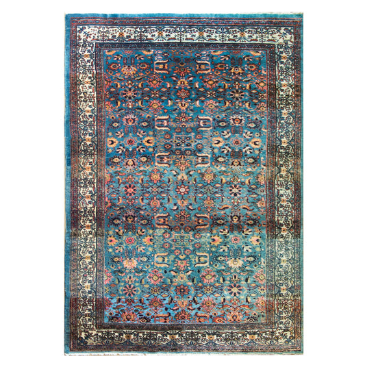 Early 20th Century Persian Bibikibad Rug For Sale