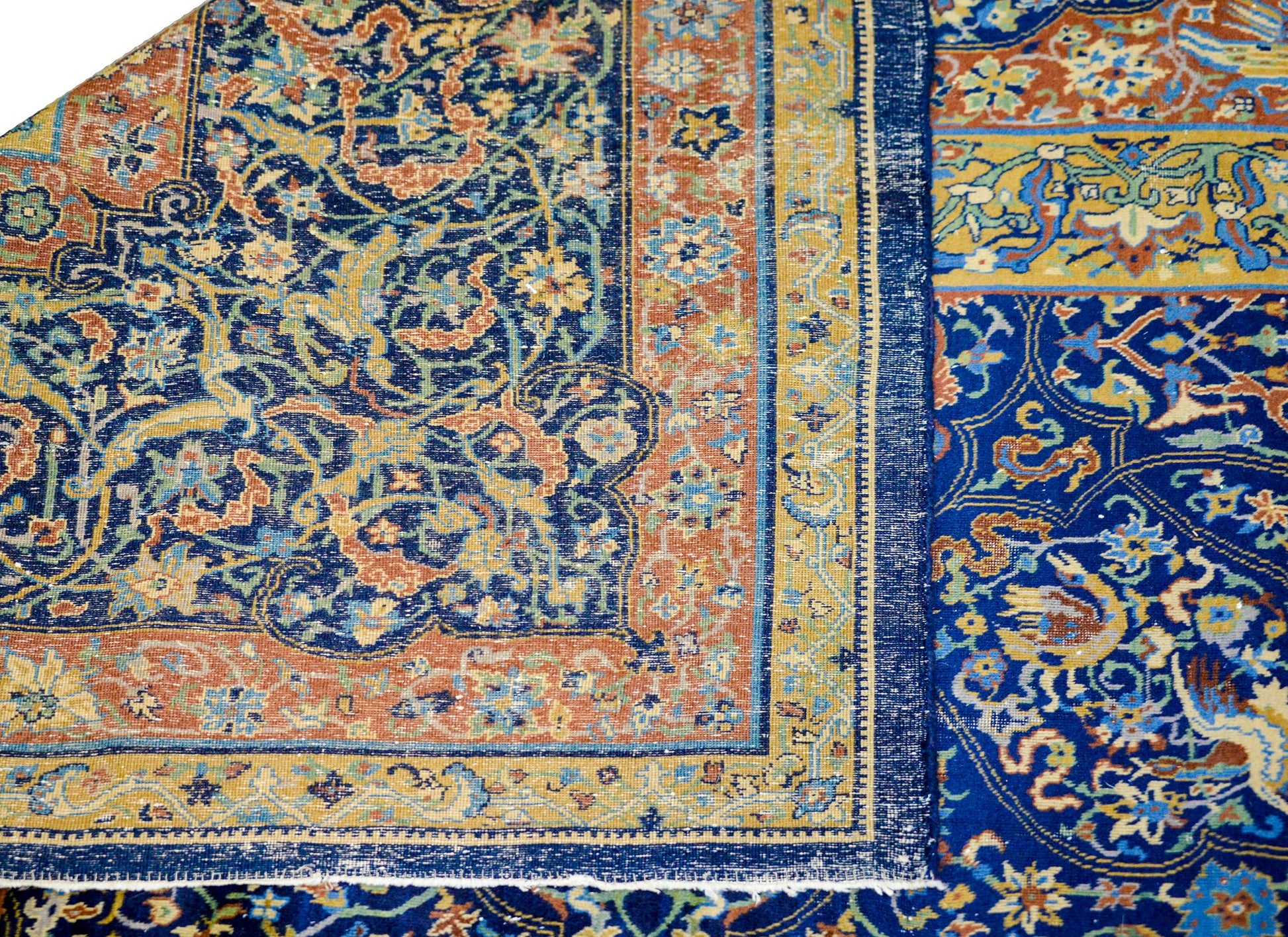 Mesmerizing Late 19th Century Agra Rug For Sale