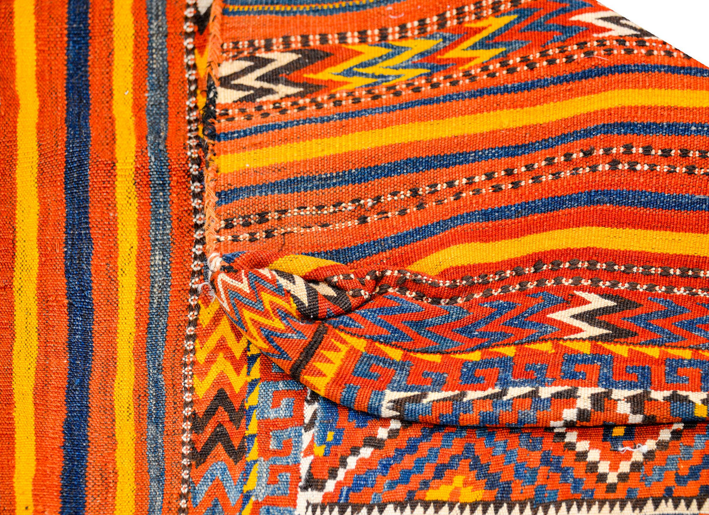 Early 20th Century Kilim Saddle Bag For Sale
