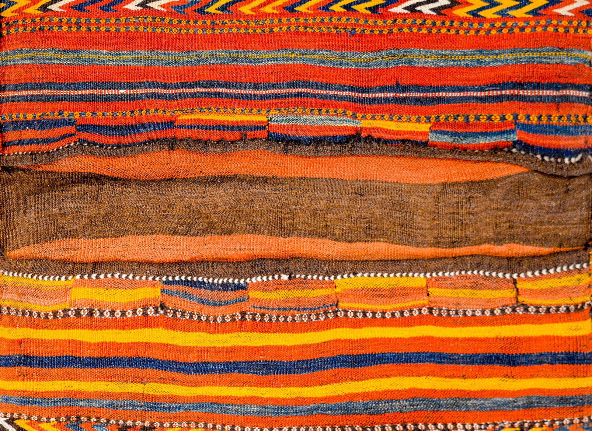 Early 20th Century Kilim Saddle Bag For Sale