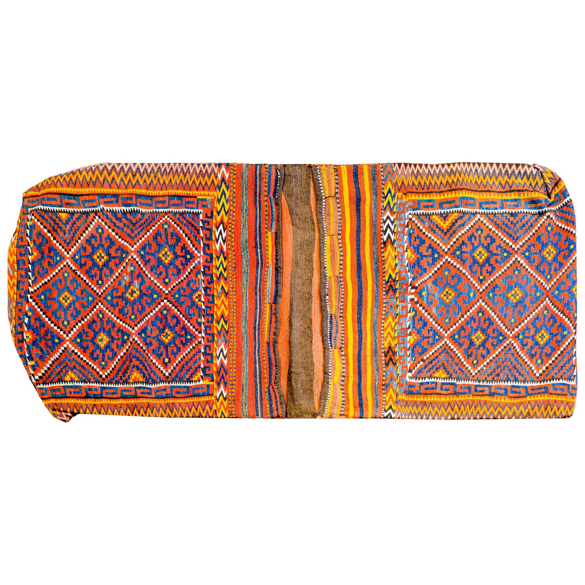 Early 20th Century Kilim Saddle Bag For Sale