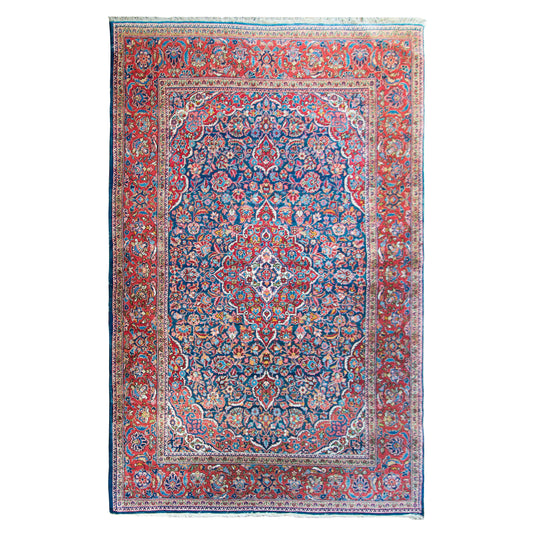 Early 20th Century Persian Kashan Rug For Sale