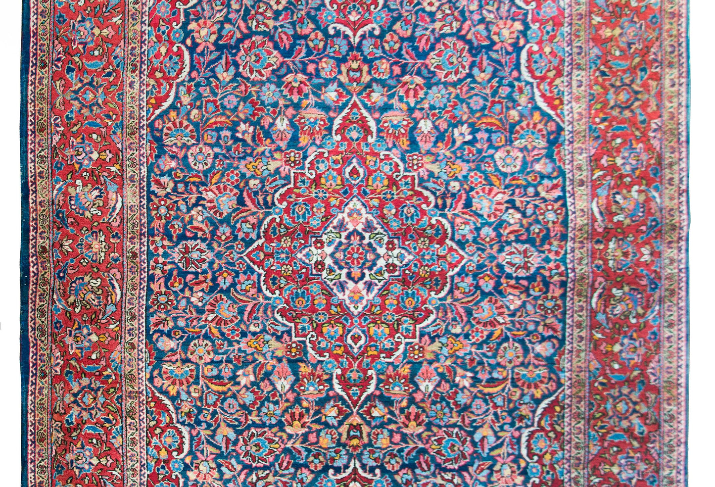 Early 20th Century Persian Kashan Rug For Sale