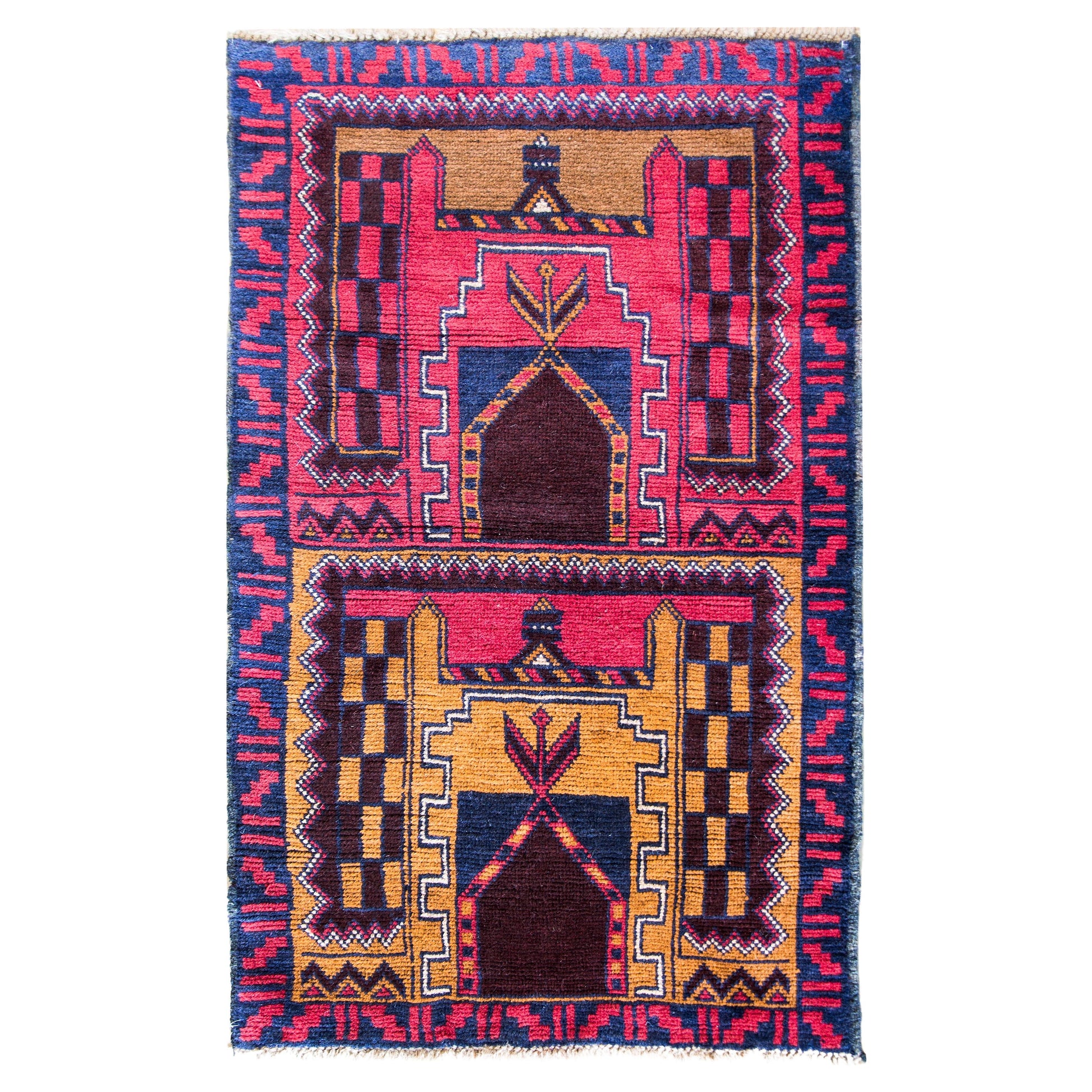 Early 20th Century Turkish Konya Prayer Rug For Sale