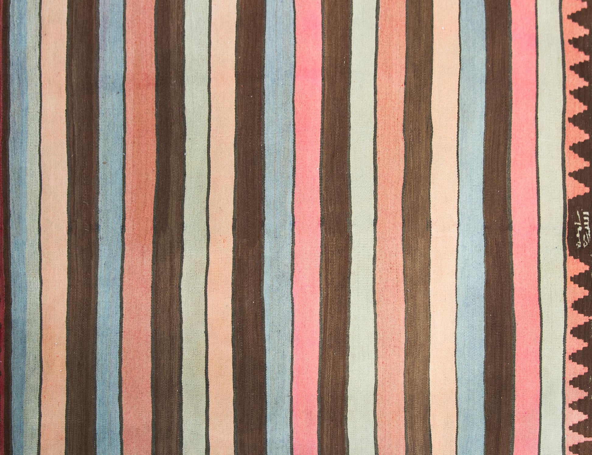 Vintage Persian Zarand Kilim Rug For Sale