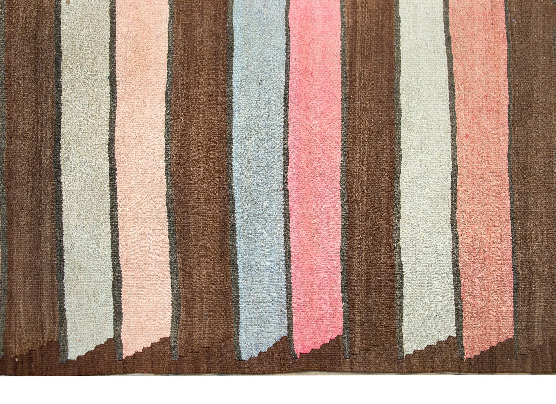 Vintage Persian Zarand Kilim Rug For Sale