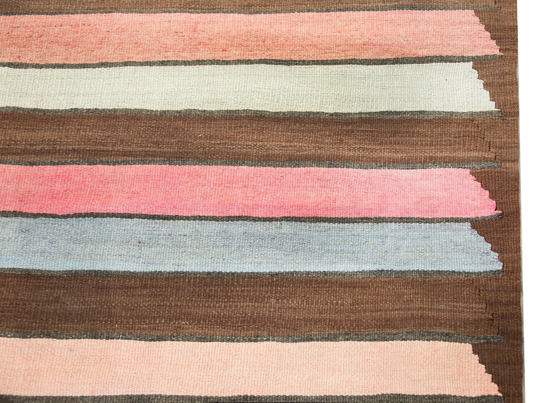 Vintage Persian Zarand Kilim Rug For Sale