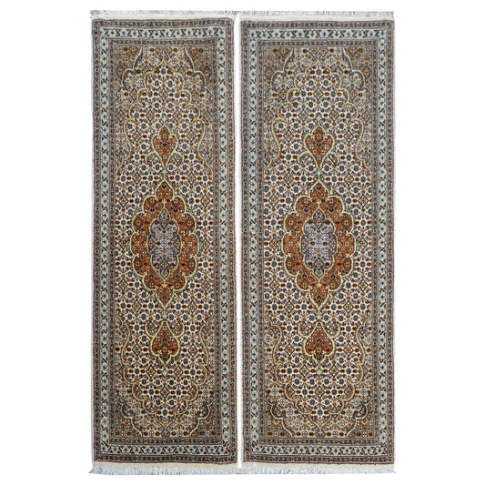 Pair of Petite Tabriz Runners For Sale