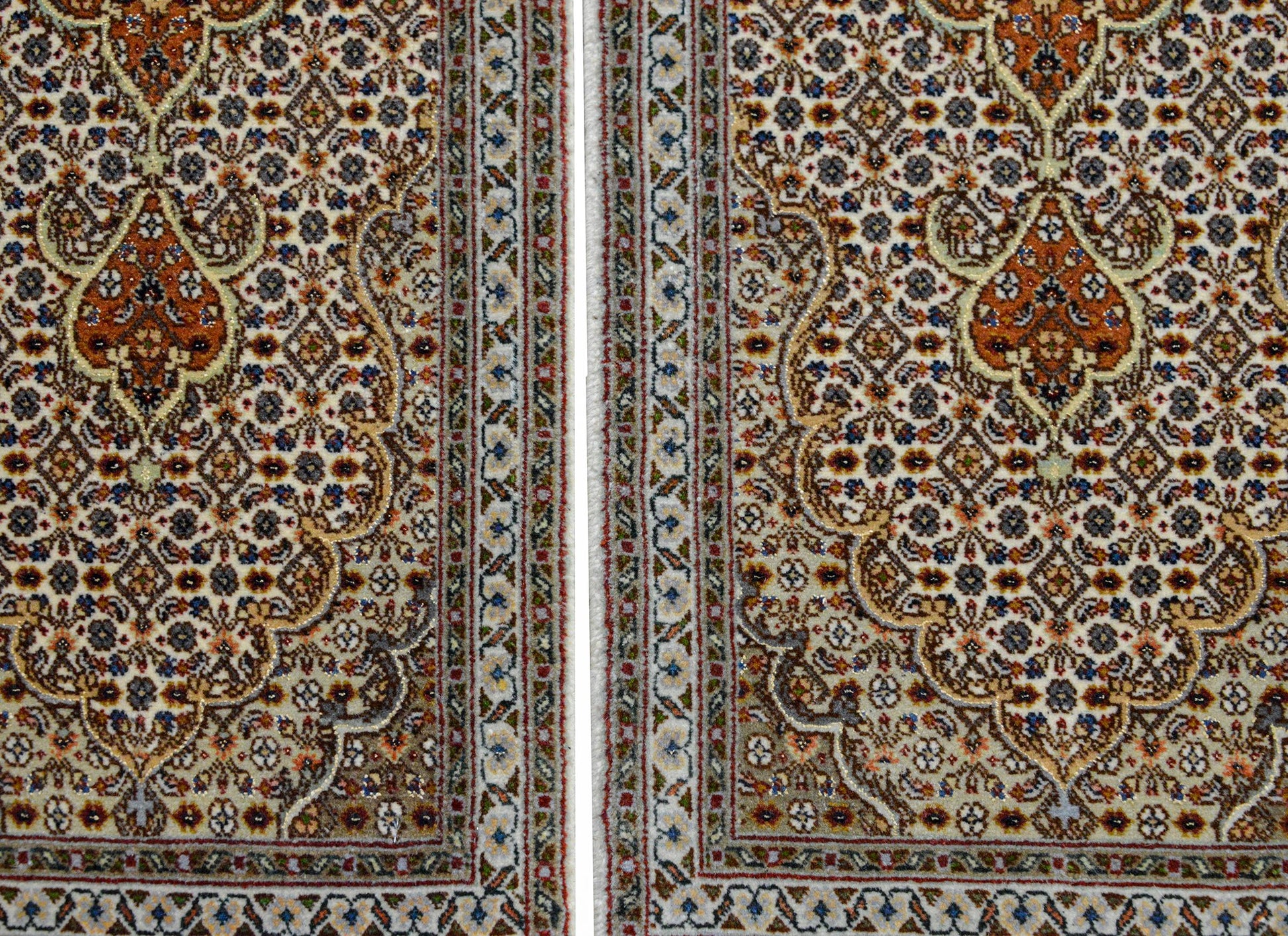 Pair of Petite Tabriz Runners For Sale