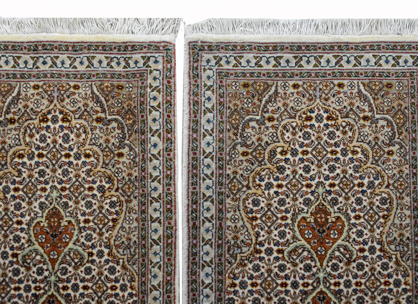 Pair of Petite Tabriz Runners For Sale
