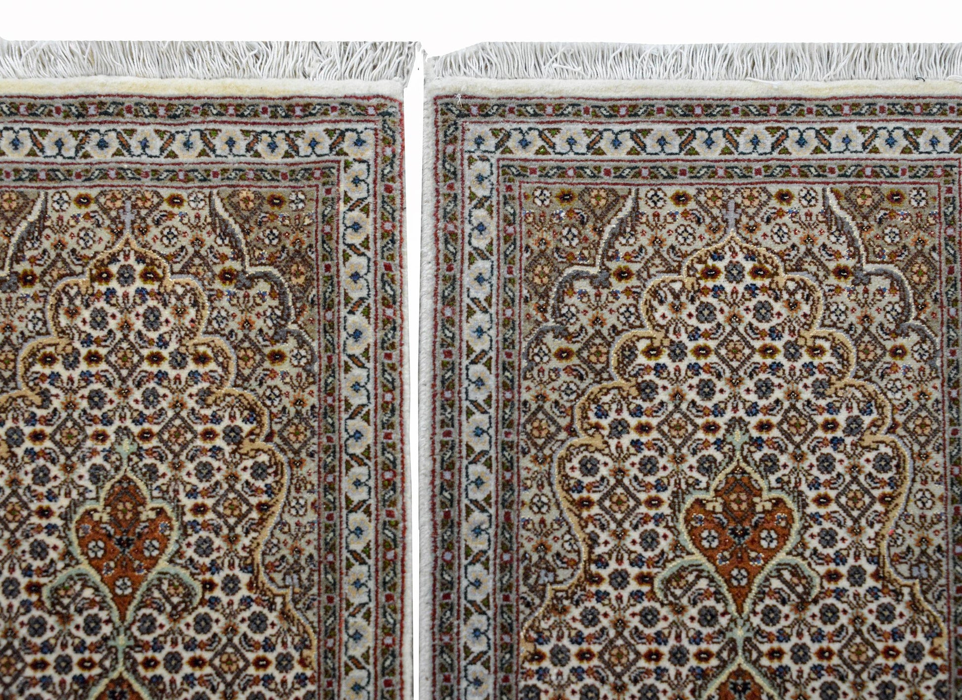 Pair of Petite Tabriz Runners For Sale