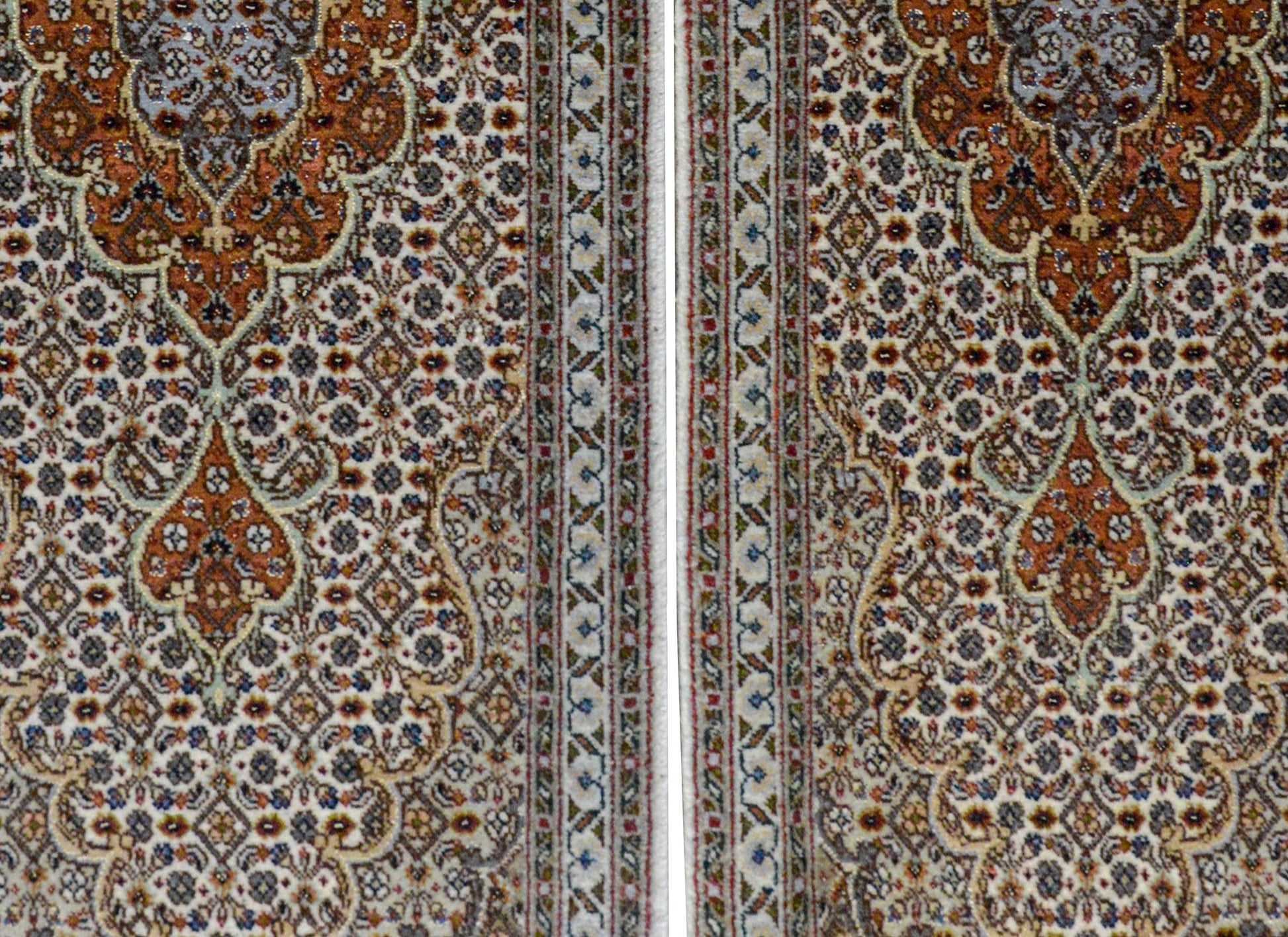 Pair of Petite Tabriz Runners For Sale