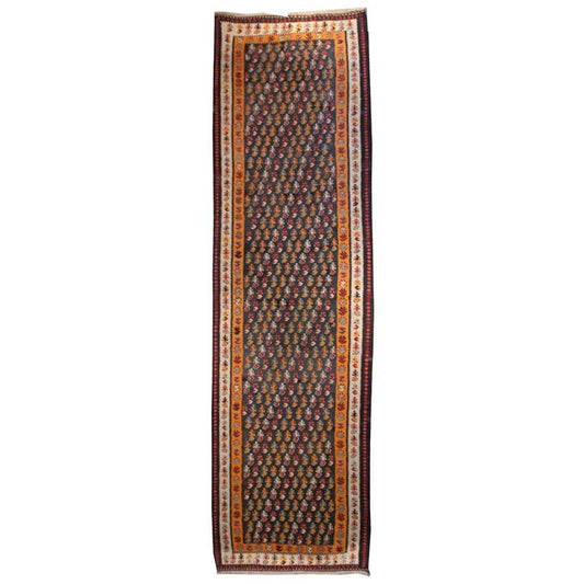 Persian Ghazvin Kilim Carpet Runner For Sale