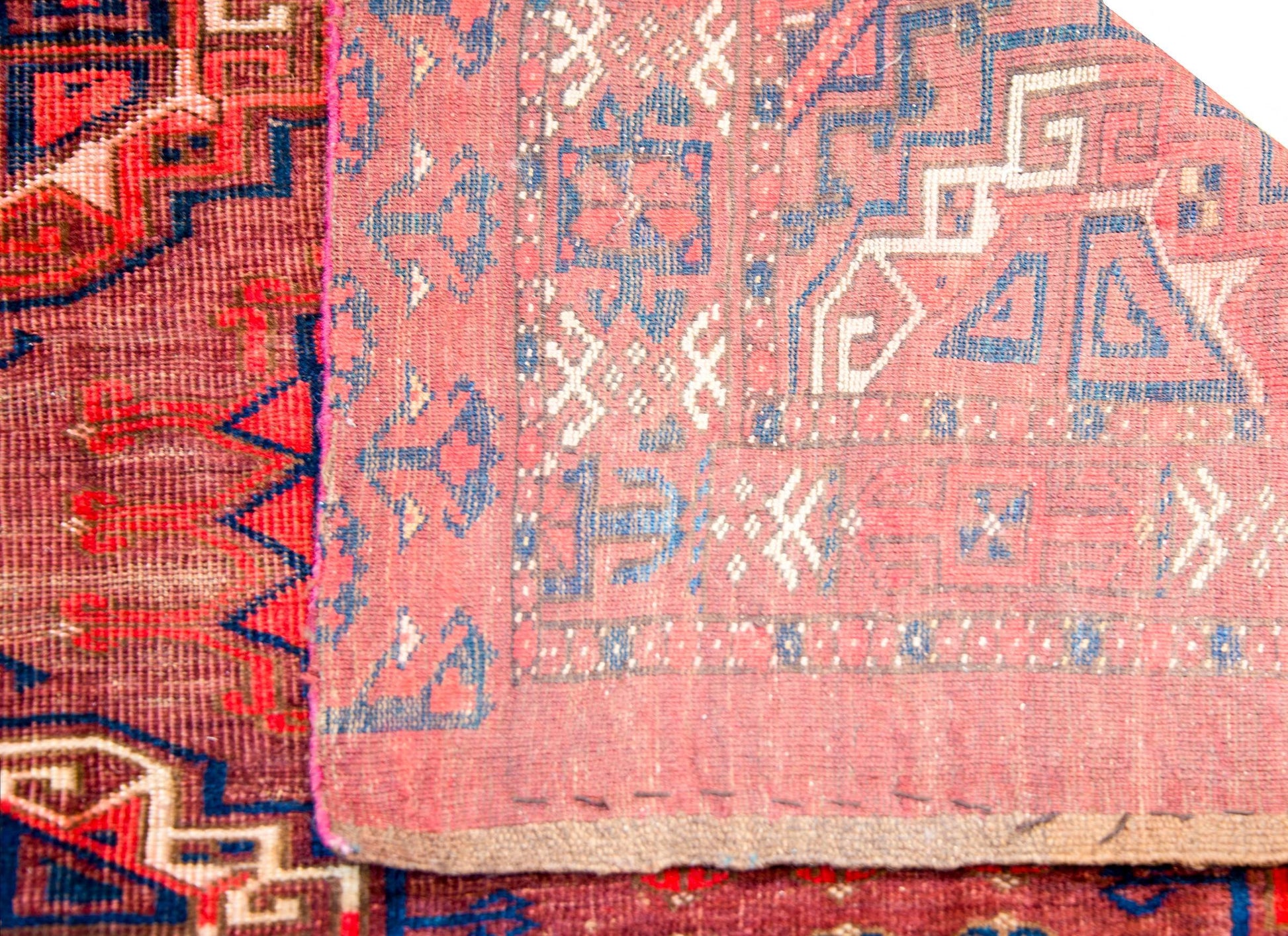 Wonderful Early 20th Century Juval Bag Face Rug For Sale