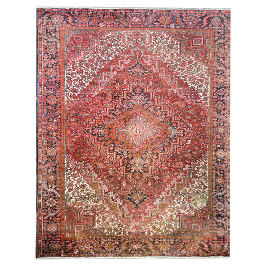 Late 20th Century Persian Heriz Rug For Sale