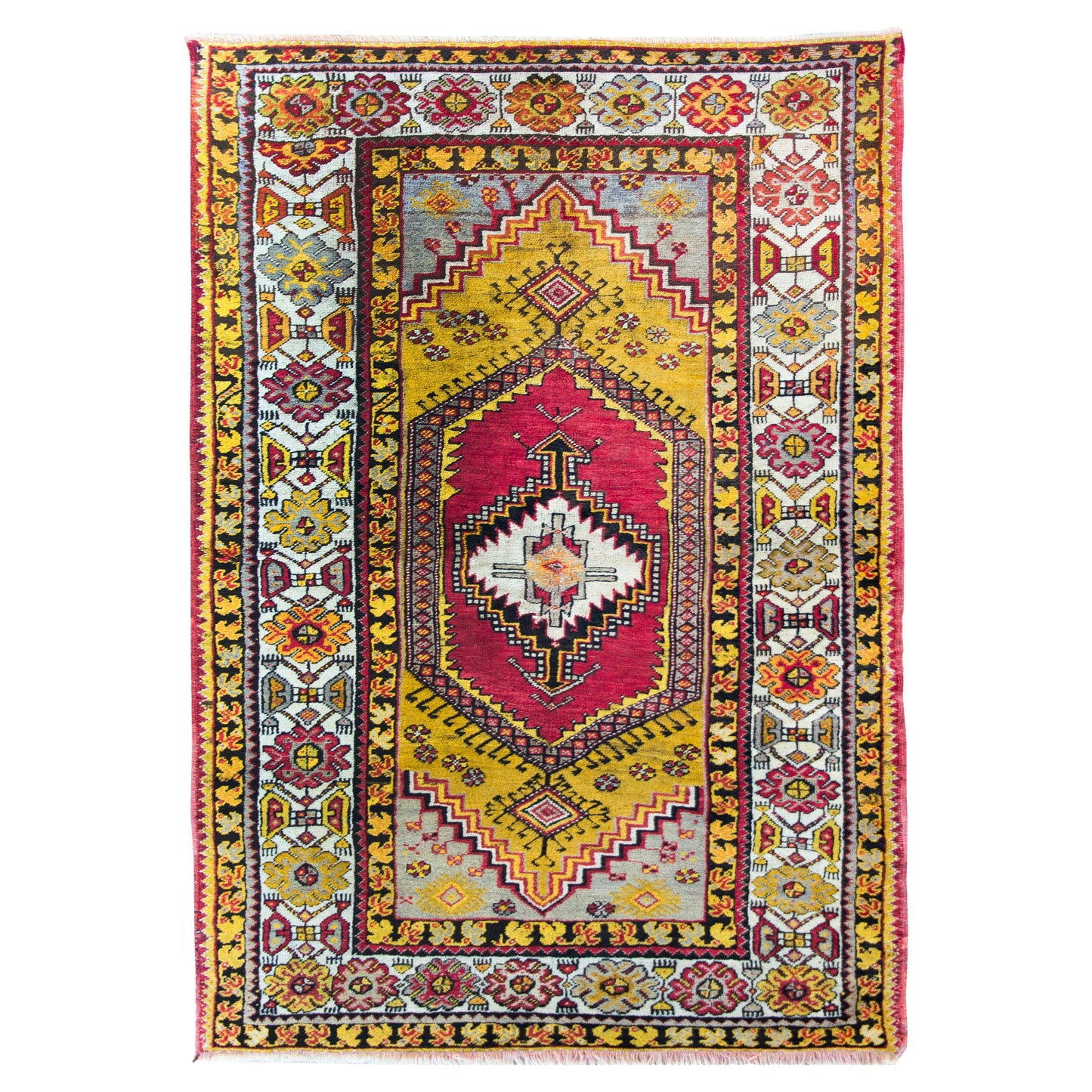 Early 20th Century Turkish Konya Rug For Sale