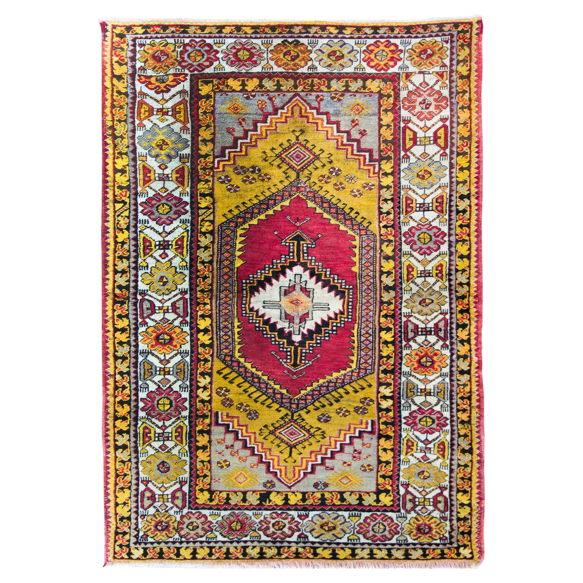 Early 20th Century Turkish Konya Rug For Sale