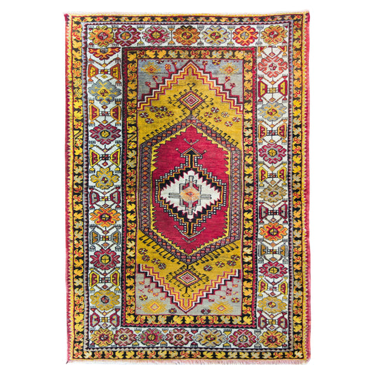 Early 20th Century Turkish Konya Rug For Sale