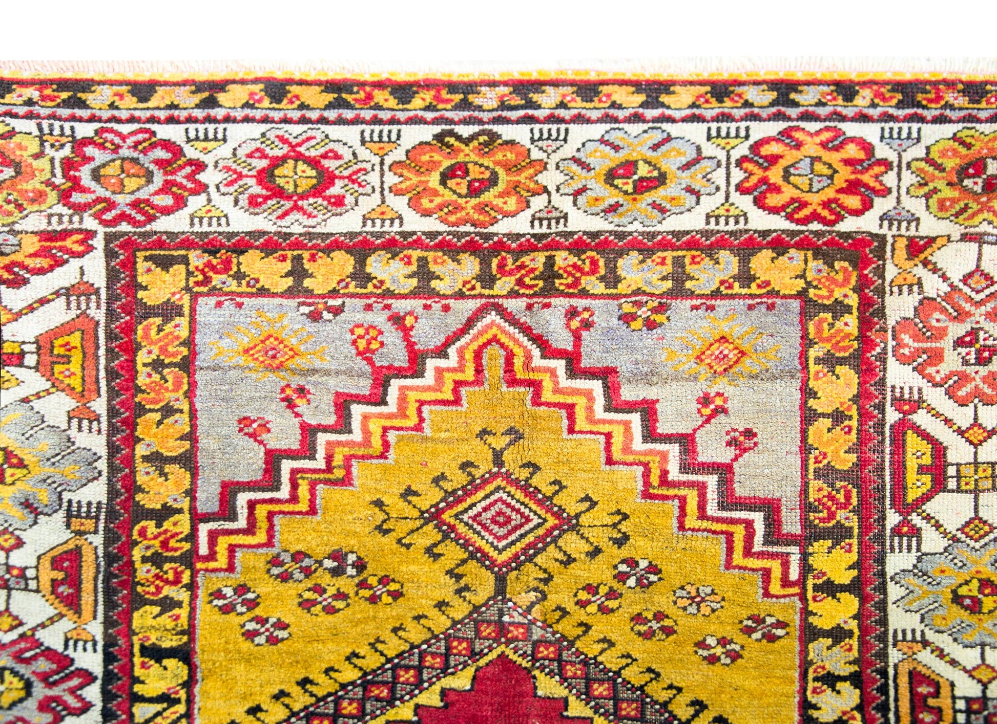 Early 20th Century Turkish Konya Rug For Sale