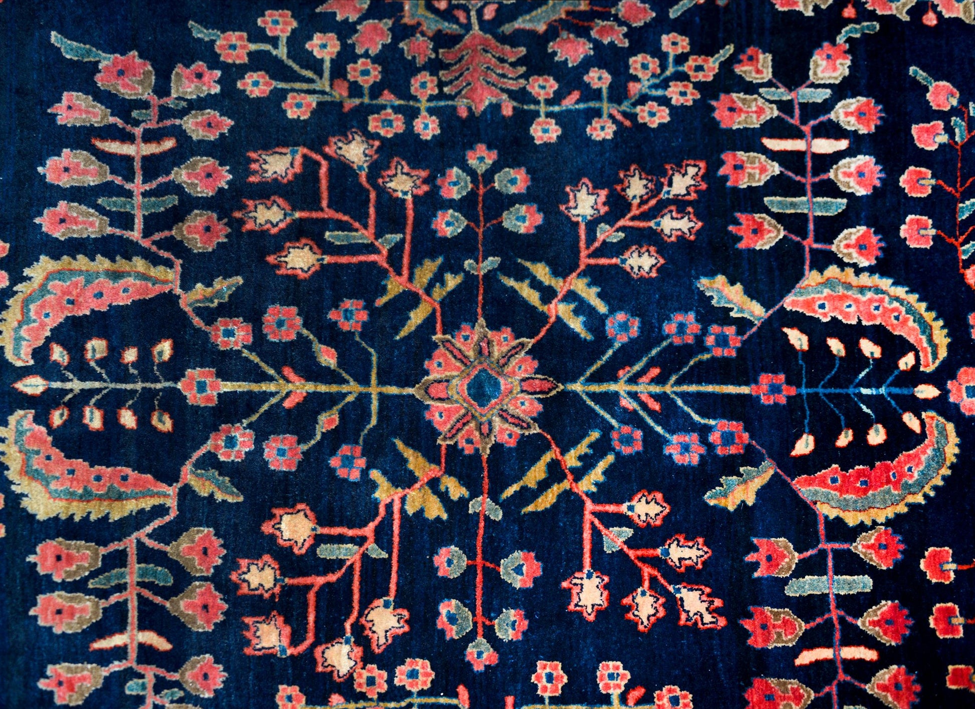 Early 20th Century Sarouk Mohajeran Rug For Sale
