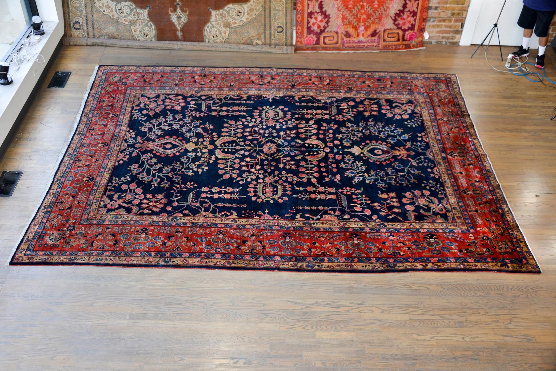 Early 20th Century Sarouk Mohajeran Rug For Sale