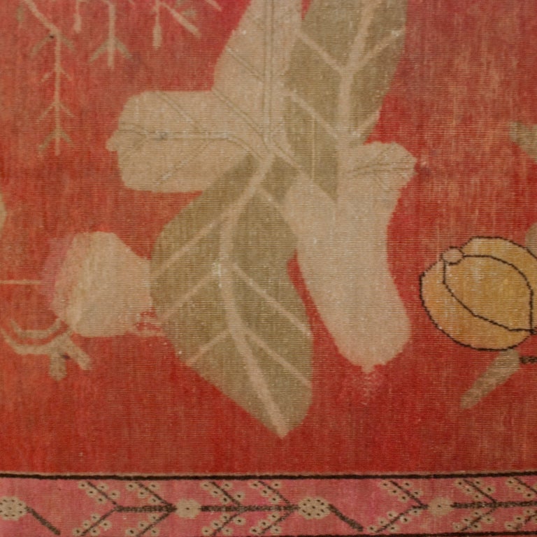 Early 20th Century Central Asian Khotan Carpet For Sale