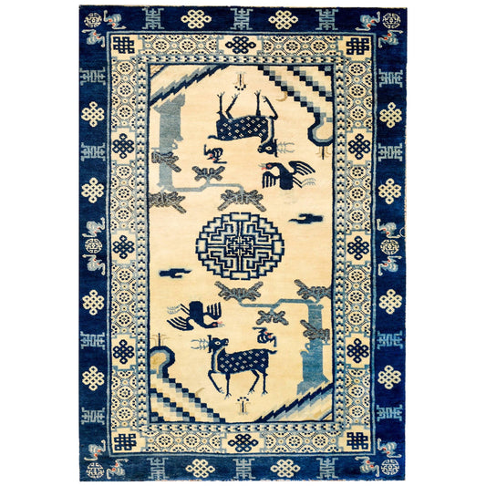Fantastic Late 19th Century Chinese Peking Rug For Sale