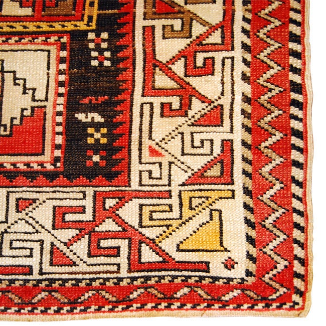 19th Century Azeri Carpet For Sale