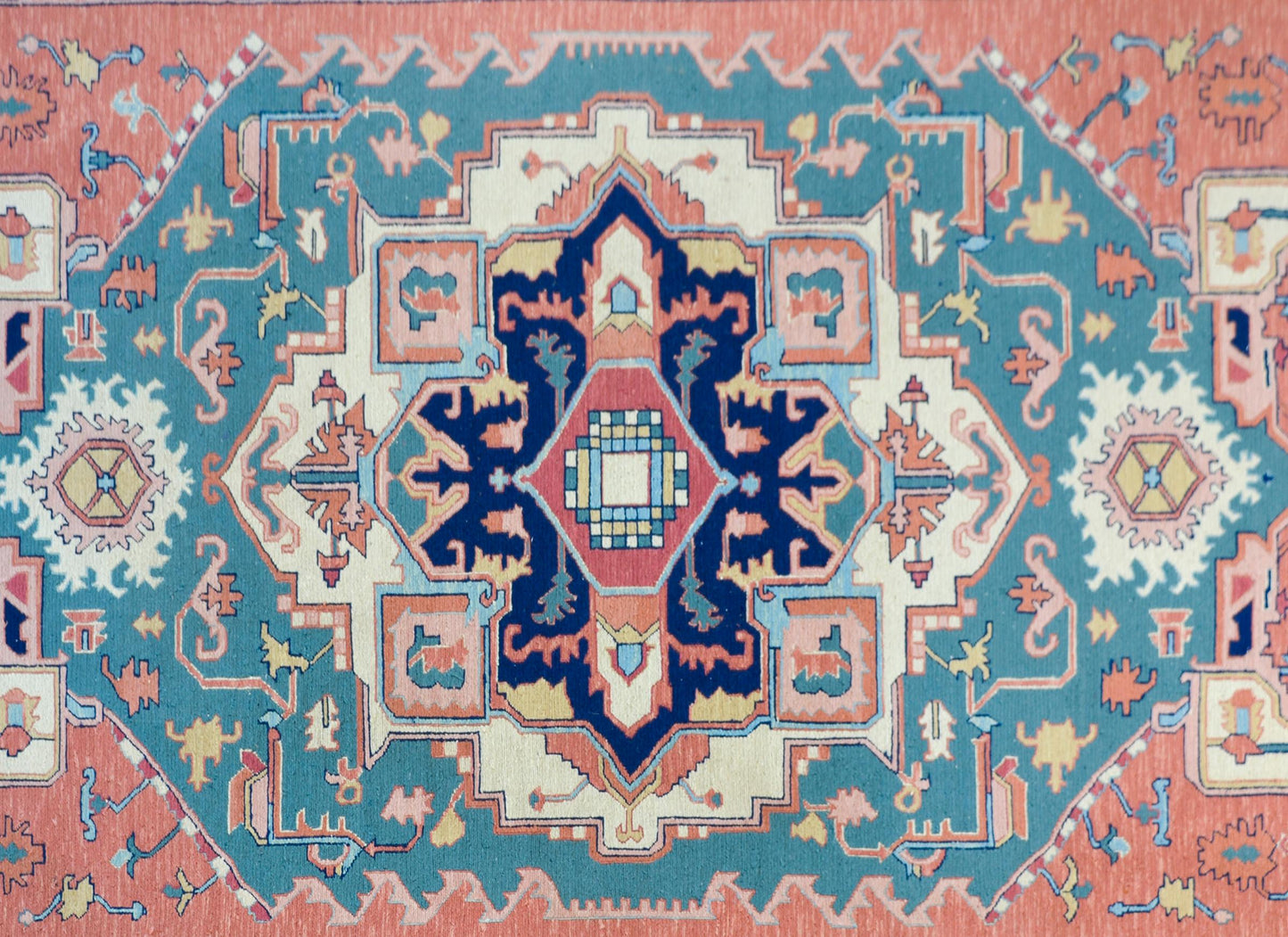 Vintage Indian Serapi-Style Rug For Sale