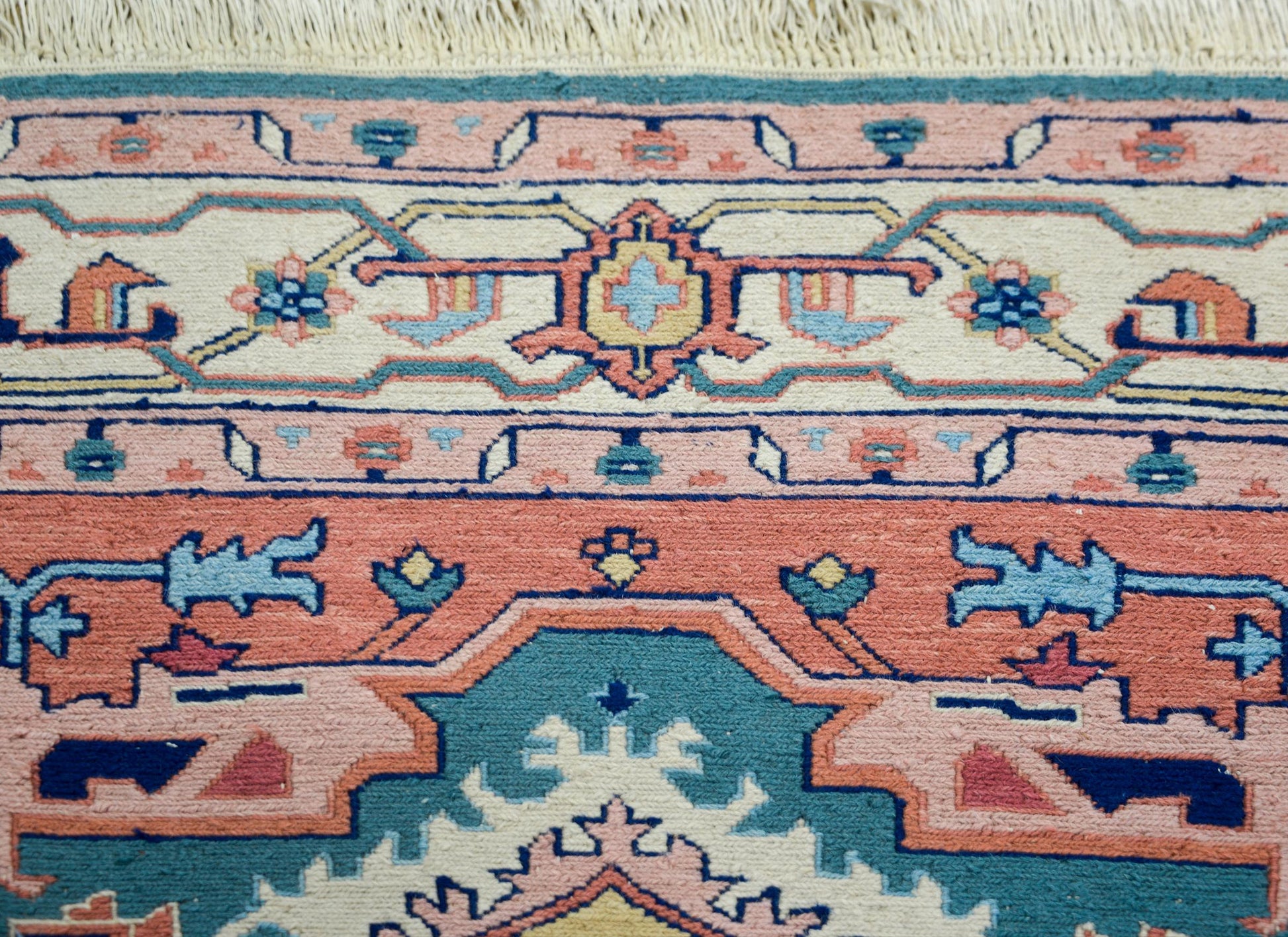Vintage Indian Serapi-Style Rug For Sale