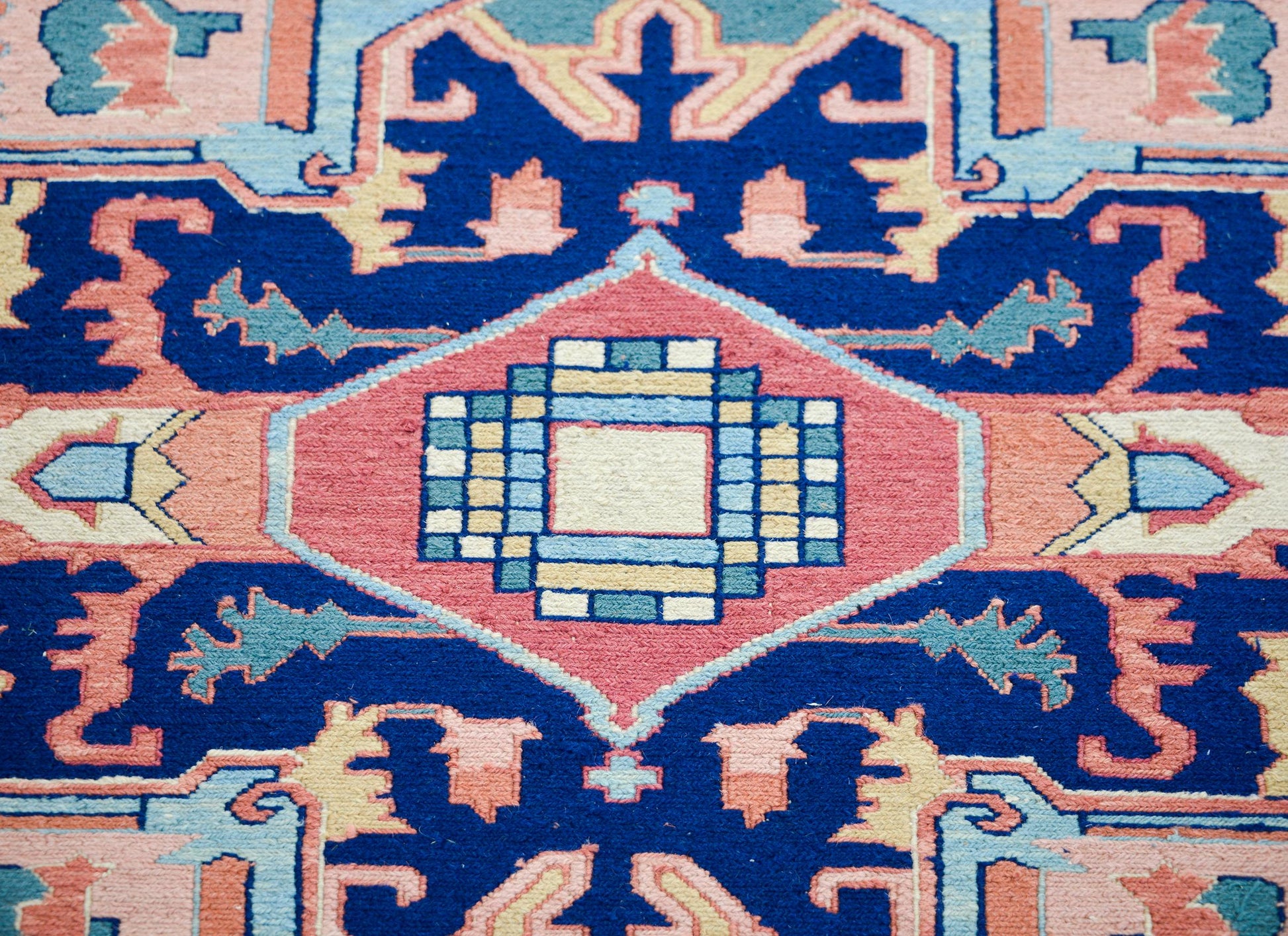Vintage Indian Serapi-Style Rug For Sale